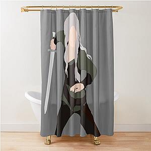 The Witcher - Ciri with her sword Shower Curtain