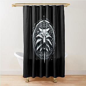 Witcher wolf-For The Witcher lovers Shower Curtain