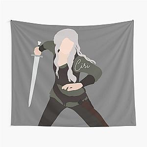 The Witcher - Ciri with her sword Tapestry