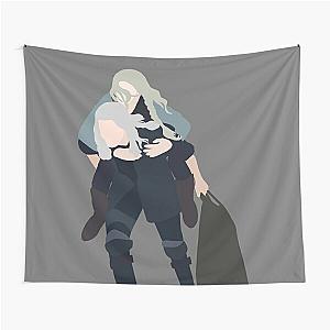 The Witcher & Princess Cirilla of Cintra cute Tapestry