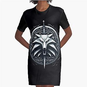 Witcher wolf-For The Witcher lovers Graphic T-Shirt Dress