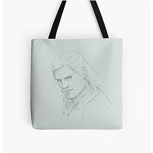 Geralt of Rivia - The Witcher All Over Print Tote Bag