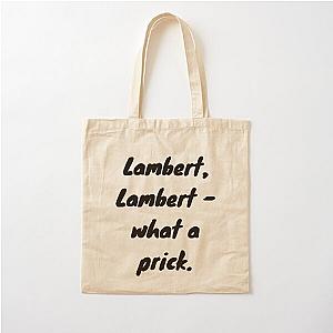 "Lambert, Lambert - what a prick" The Witcher Netflix Quote Cotton Tote Bag