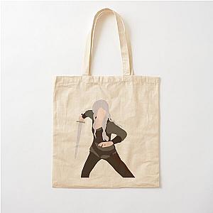 The Witcher - Ciri with her sword Cotton Tote Bag