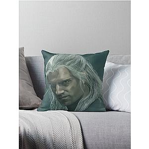 Geralt of Rivia. the witcher Throw Pillow