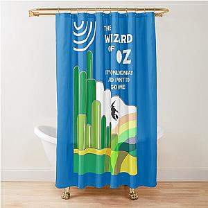 The Wizard Of Oz - The Emerald City - Christmas - Yellow Brick Road - Dorothy  Shower Curtain