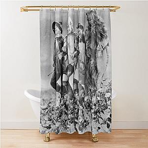 The Wizard of Oz - Black and White Shower Curtain