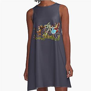 Funny Gift The Wizard Of Oz Classic Fan A-Line Dress