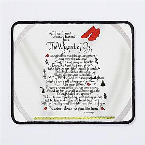 Everything All I Really Need To Know G Learneed From The Wizard Of Oz Mouse Pad