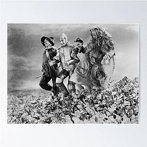 The Wizard of Oz - Black and White Poster