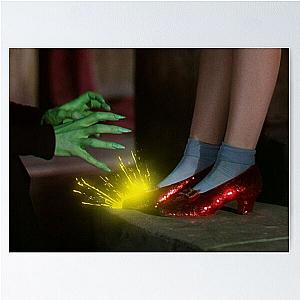 The Wizard of Oz Ruby Slippers Scene Poster