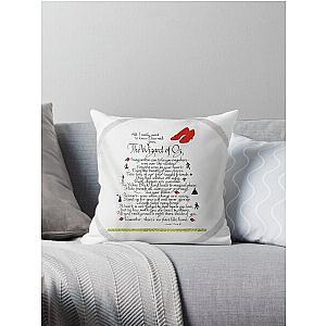 Everything All I Really Need To Know G Learneed From The Wizard Of Oz Throw Pillow