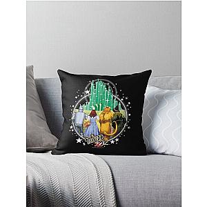 The Wizard of Oz Off to Emerald City Throw Pillow