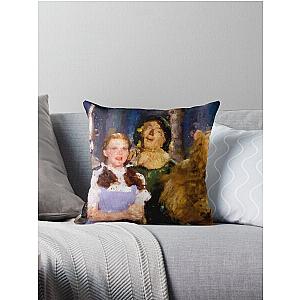 Cast of The Wizard of Oz Throw Pillow