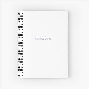 Lavender- god only knows sticker Spiral Notebook