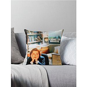 DANA SCULLY x files Throw Pillow