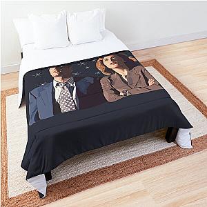 the X files deep throat Fox Mulder and Dana Scully  Comforter