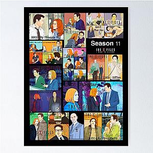 The X files season 11 all the episodes ( more 70 designs XFiles in my shop) Poster