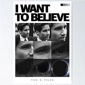 Fox Mulder The X Files - I WANT TO BELIEVE Poster