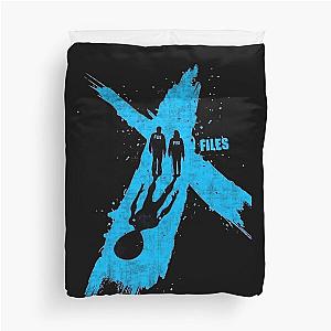 The X-Files Classic , The X Files Big X , Licensed TV Show Alien UFO Tee Retro T shirt Duvet Cover