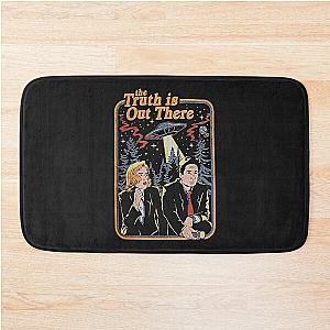 The truth is out there - X Files Classic T-Shirt with a witty message Bath Mat