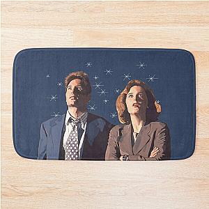 the X files deep throat Fox Mulder and Dana Scully  Bath Mat