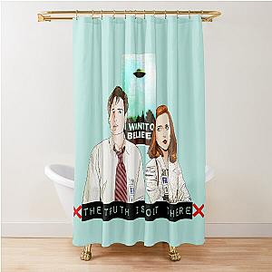 The X files the truth is out there I want to believe by Mimie  Shower Curtain