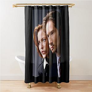 The X Files Music Vintage Retro dana scully Shower Curtain