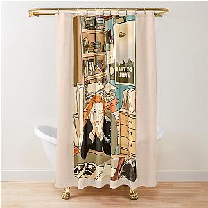 The skeptical Dana Scully in the Mulder s office The X Files  Shower Curtain