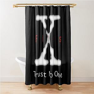 X Files Trust No One Shower Curtain