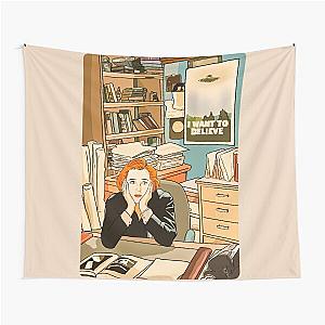 The skeptical Dana Scully in the Mulder s office The X Files  Tapestry