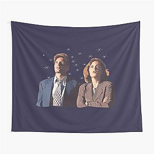 the X files deep throat Fox Mulder and Dana Scully  Tapestry