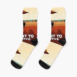 The X Files I want to believe FBI poster  Socks