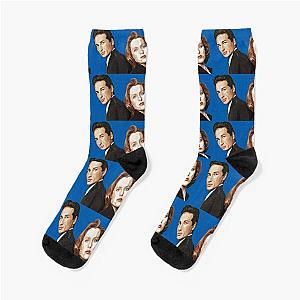 X Files Digital Illustration Socks