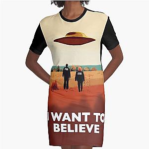 The X Files I want to believe FBI poster  Graphic T-Shirt Dress