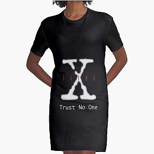 X Files Trust No One Graphic T-Shirt Dress