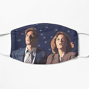 the X files deep throat Fox Mulder and Dana Scully  Flat Mask