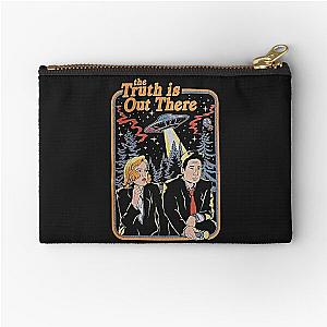 The truth is out there - X Files Classic T-Shirt with a witty message Zipper Pouch