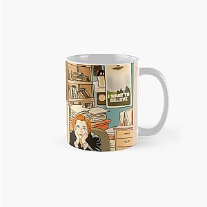 The skeptical Dana Scully in the Mulder s office The X Files  Classic Mug