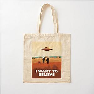 The X Files I want to believe FBI poster  Cotton Tote Bag