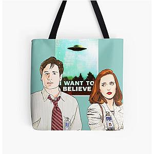 The X files the truth is out there I want to believe by Mimie  All Over Print Tote Bag