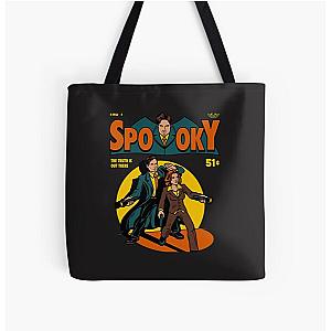 X Files T-ShirtSpooky Comic All Over Print Tote Bag