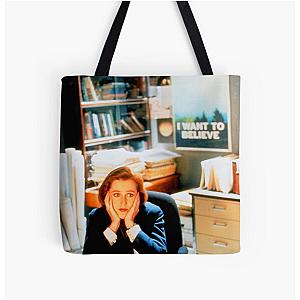 DANA SCULLY x files All Over Print Tote Bag