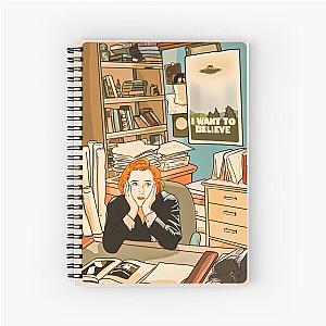 The skeptical Dana Scully in the Mulder s office The X Files  Spiral Notebook