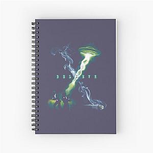 X Files T-ShirtI Believe Spiral Notebook