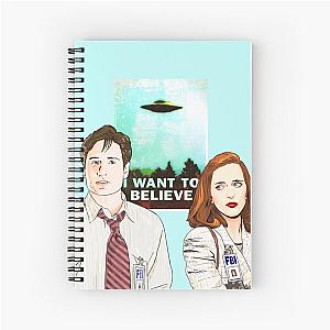 The X files the truth is out there I want to believe by Mimie  Spiral Notebook