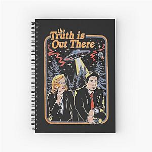 The truth is out there - X Files Classic T-Shirt with a witty message Spiral Notebook