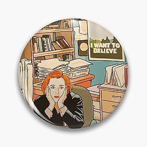 The skeptical Dana Scully in the Mulder s office The X Files  Pin