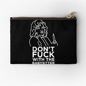 Retro Movie Adventures In Babysitting With The Babysitter Movie Tee black Zipper Pouch