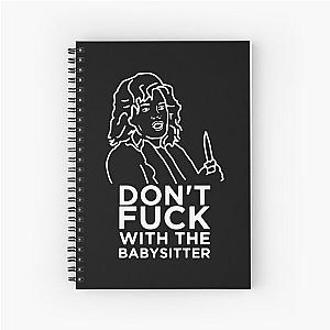 Retro Movie Adventures In Babysitting With The Babysitter Movie Tee black Spiral Notebook